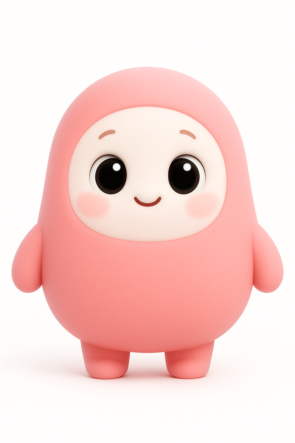 Cuti-E mascot - pink kawaii character